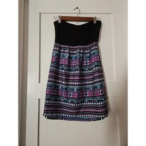 Y2K Roxy Tube Top Dress Womens Size Large